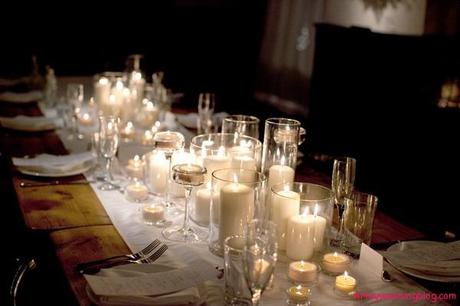 Wedding Reception Table Decorations With Candles