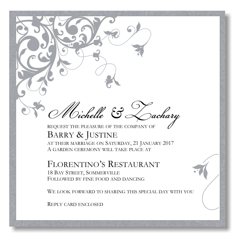 Wedding Stationery Templates