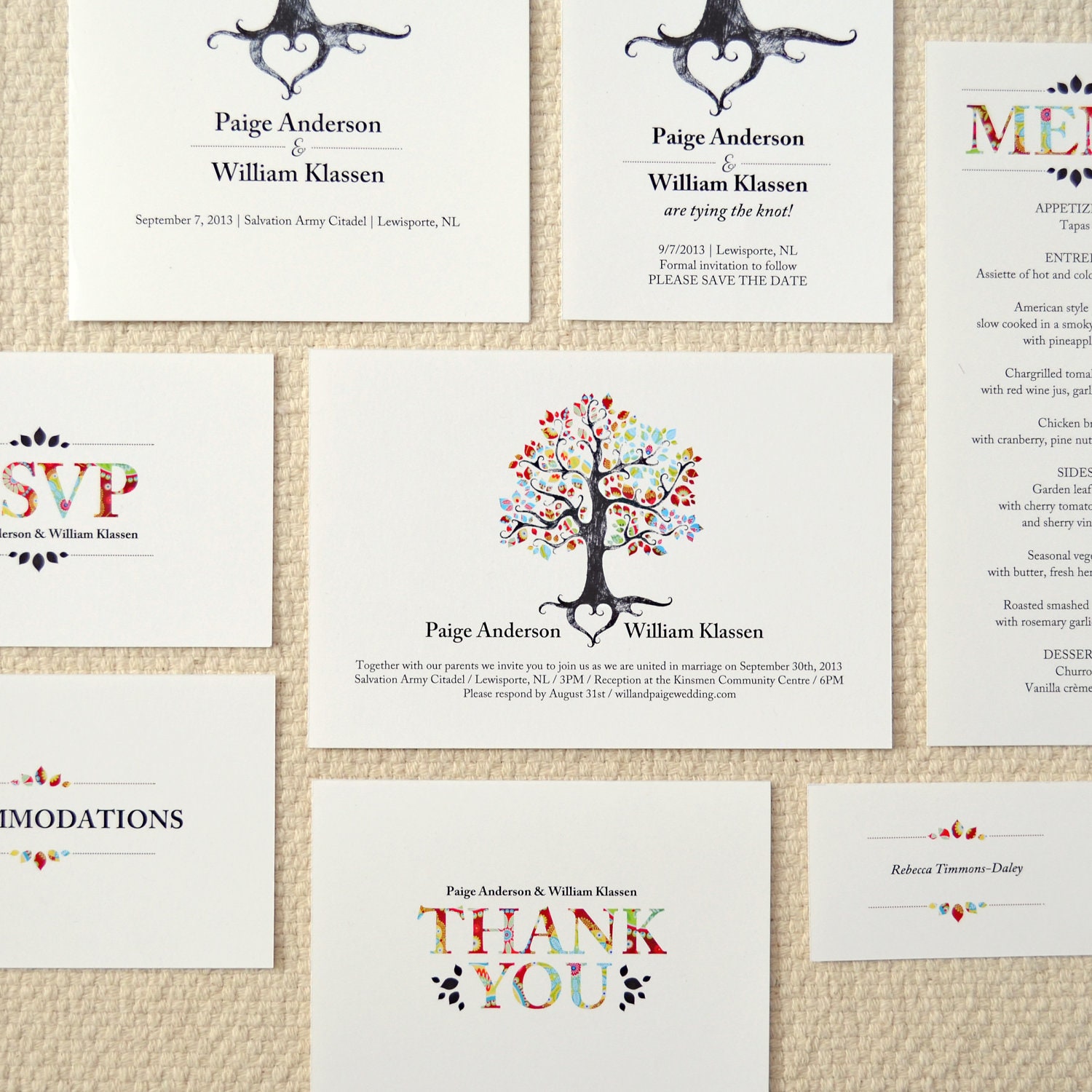 Wedding Stationery Templates