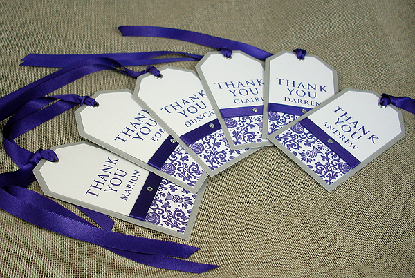 Wedding Thank You Tags Template