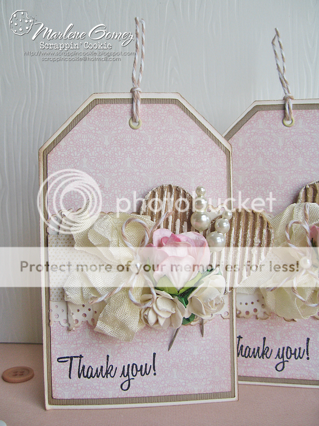 Wedding Thank You Tags Template