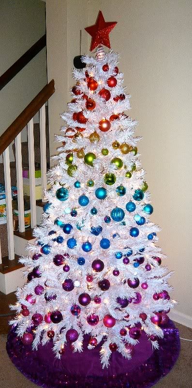 White Christmas Tree Decorations Ideas