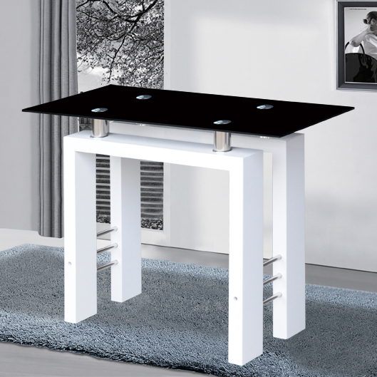 White Gloss Console Table With Drawers