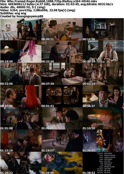 Who Framed Roger Rabbit 1988 M720p Bluray X264 Bird