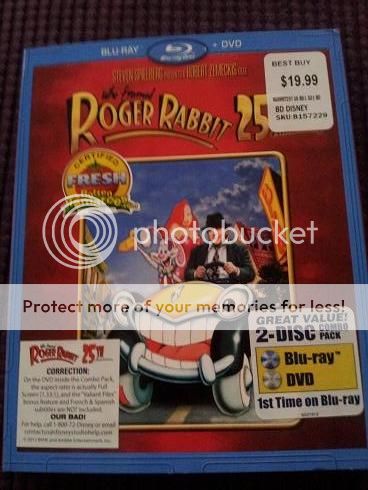 Who Framed Roger Rabbit Blu Ray Slipcover