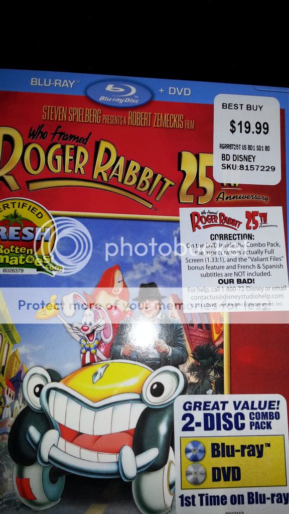 Who Framed Roger Rabbit Blu Ray Slipcover