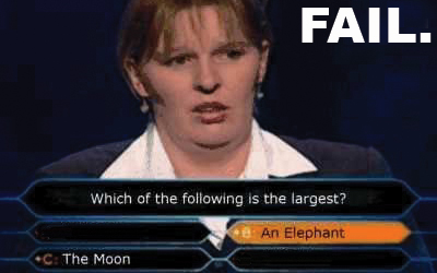 Who Wants To Be A Millionaire Fail Moon