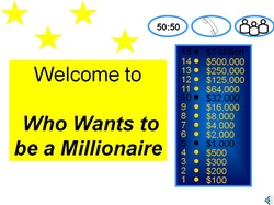 Who Wants To Be A Millionaire Game Template