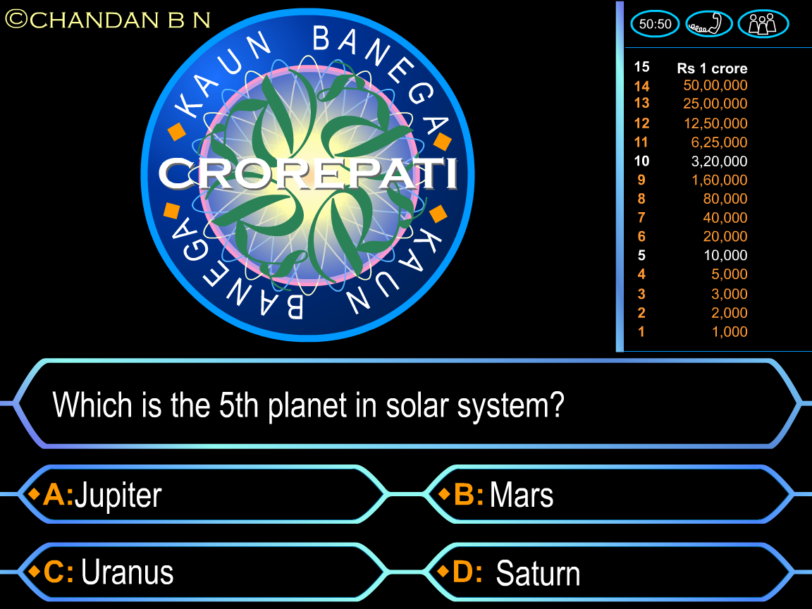 Who Wants To Be A Millionaire Game Template Download