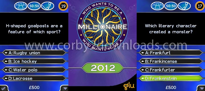 Who Wants To Be A Millionaire Questions And Answers Game