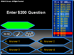 Who Wants To Be A Millionaire Template Ppt