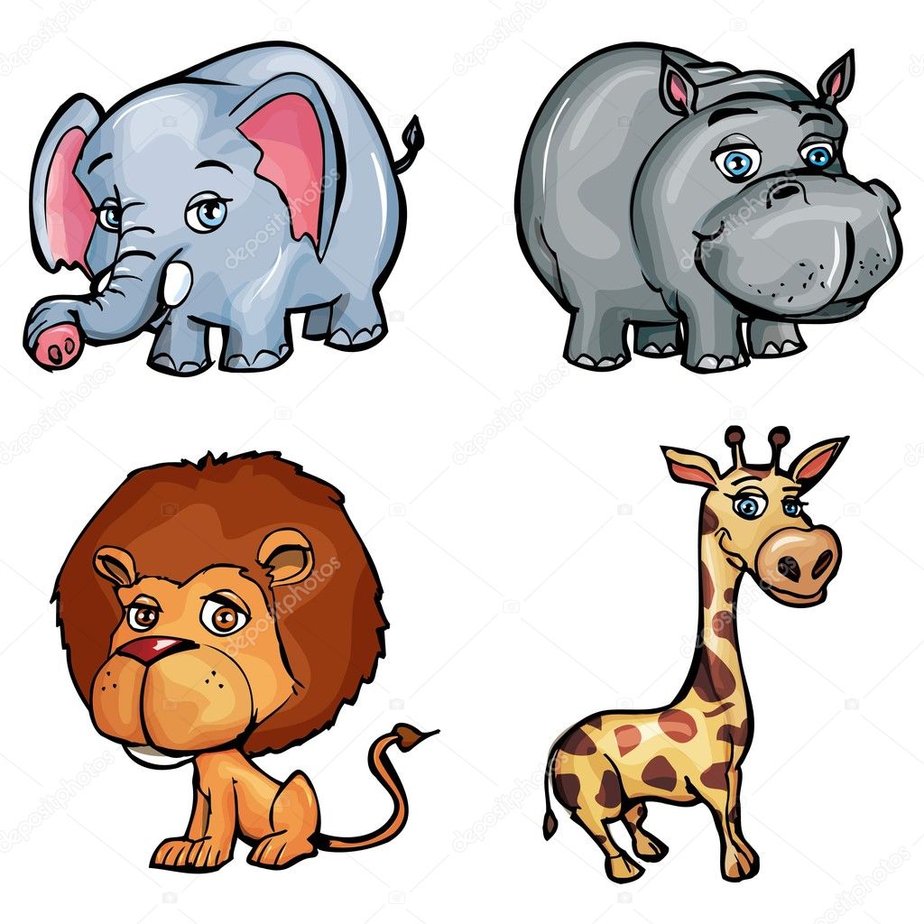 Wild Animals Cartoon Images