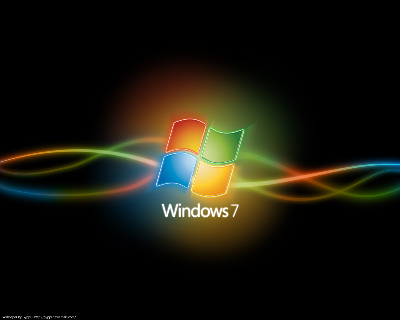 Windows 7 Logo Black