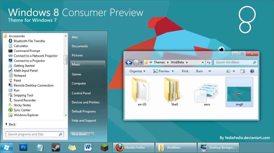 Windows 7 Themes For Windows 8