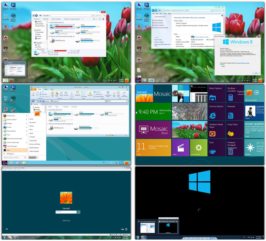 Windows 7 Themes For Windows 8