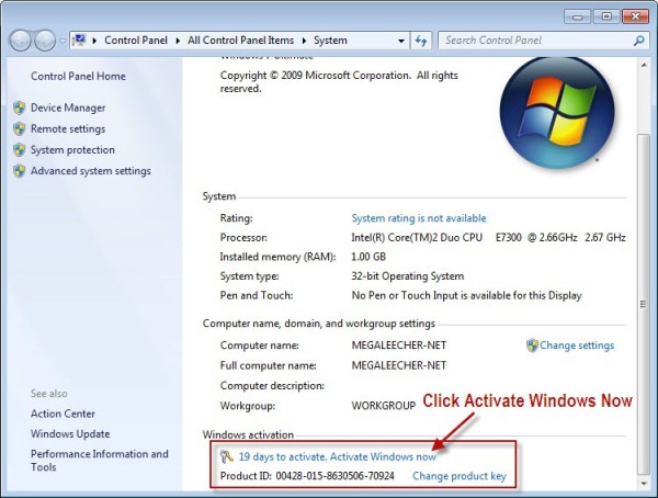 Windows 7 Ultimate Product Key