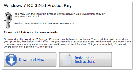 Windows 7 Ultimate Product Key Activation