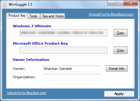 Windows 7 Ultimate Product Key Activation