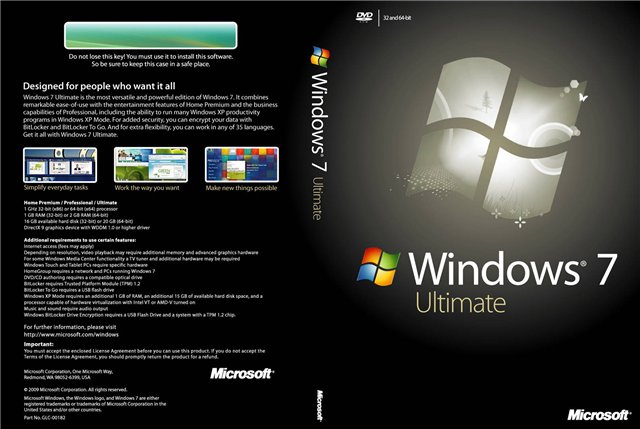 Windows 7 Ultimate Product Key Activation