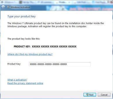 Windows 7 Ultimate Product Key Free