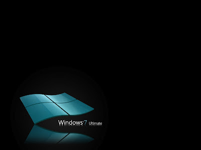 Windows 7 Ultimate Wallpaper Black