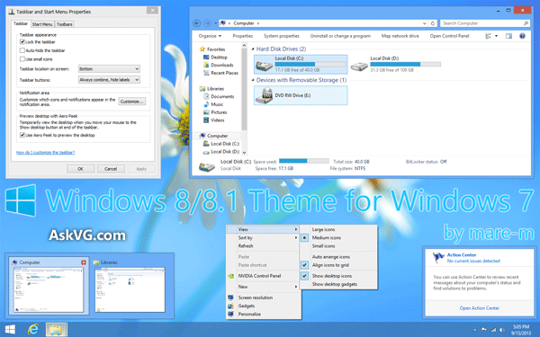 Windows 8 Themes For Windows 7 Free Download