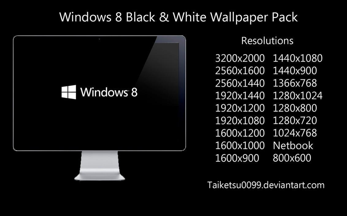 Windows 8 Wallpaper Black