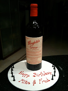 Wine Bottle Cake