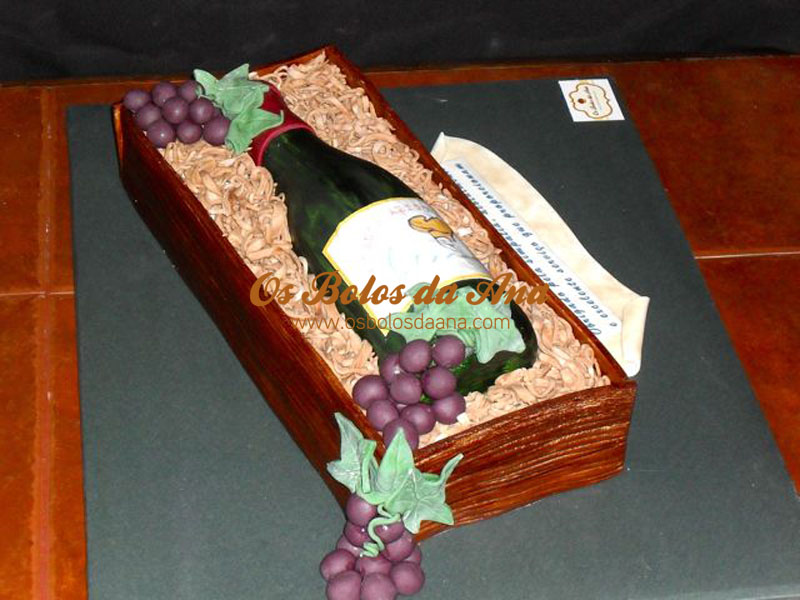 Wine Bottle Cake