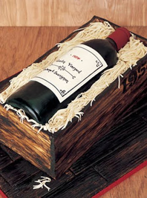 Wine Bottle Cake