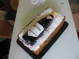 Wine Bottle Cake