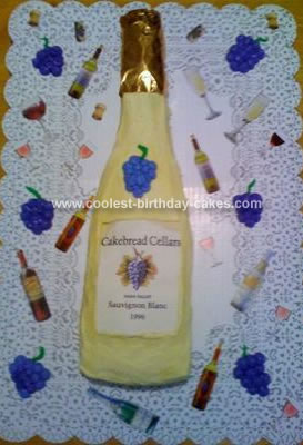 Wine Bottle Cake