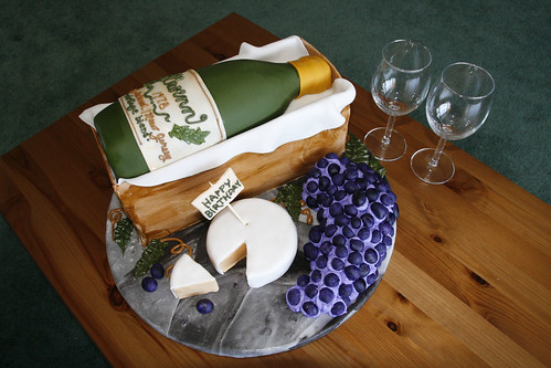 Wine Bottle Cake