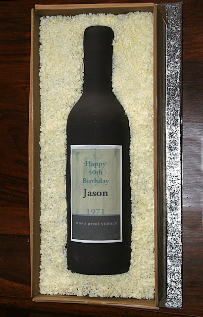 Wine Bottle Cake