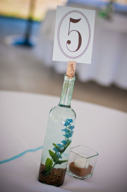 Wine Bottle Centerpieces