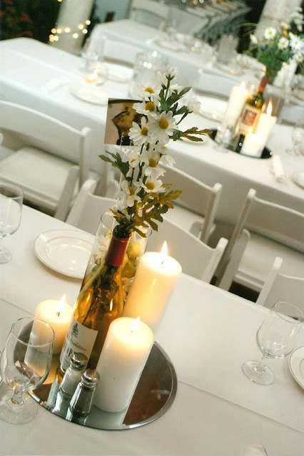 Wine Bottle Centerpieces