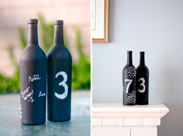 Wine Bottle Centerpieces