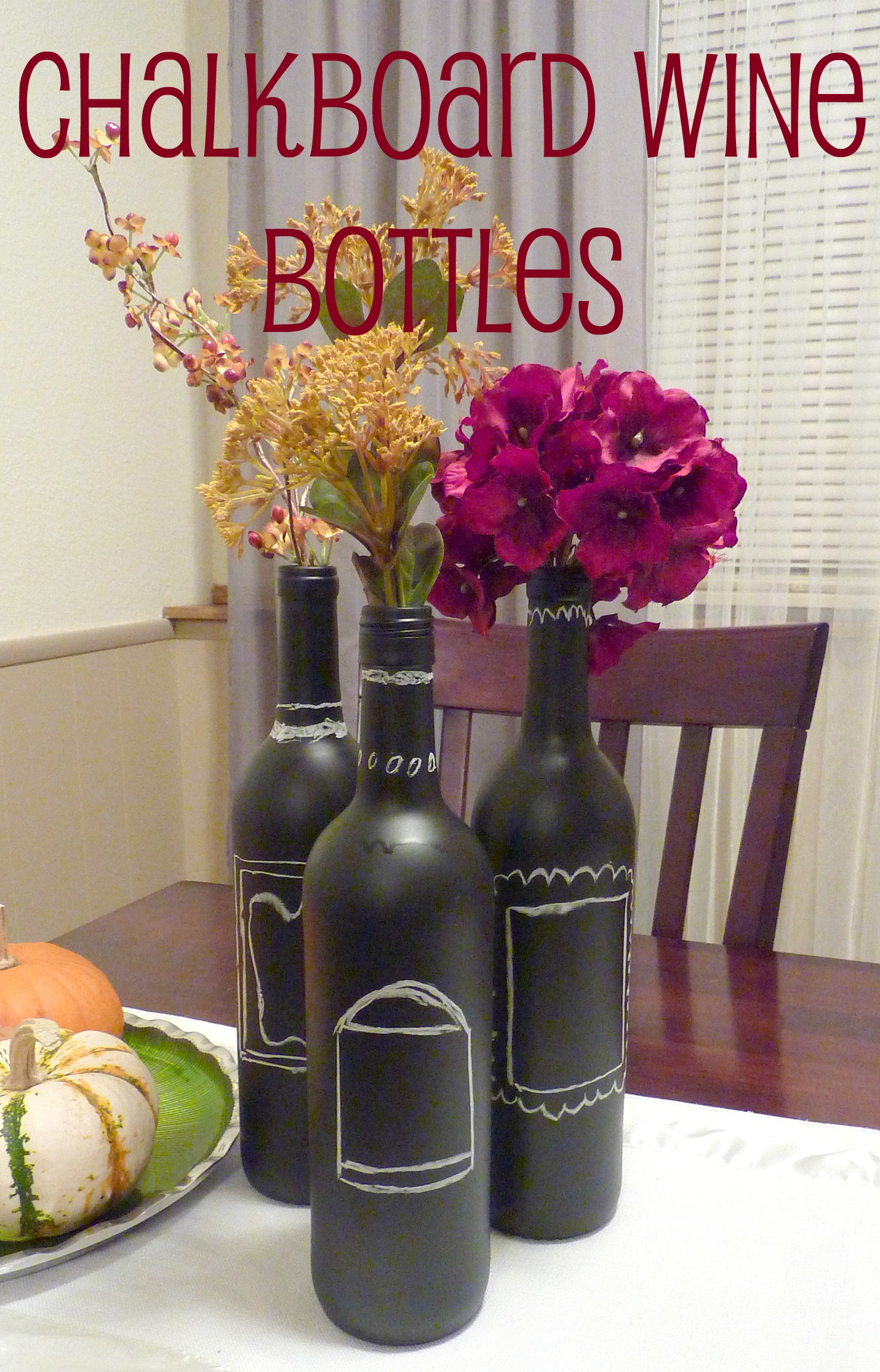 Wine Bottle Centerpieces