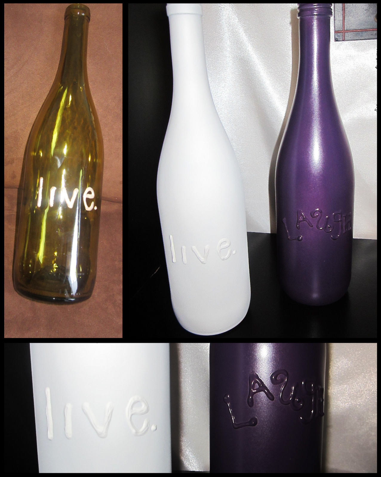 Wine Bottle Crafts Pinterest