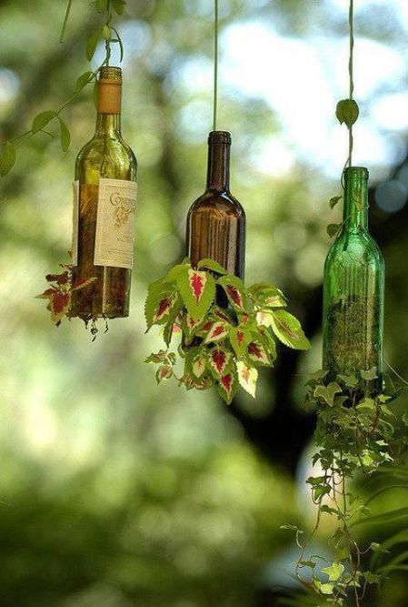 Wine Bottle Crafts Pinterest