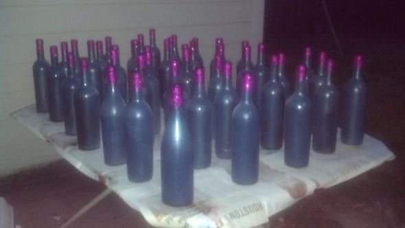 Wine Bottle Crafts Wedding