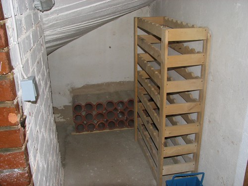 Wine Cellar Under Stairs