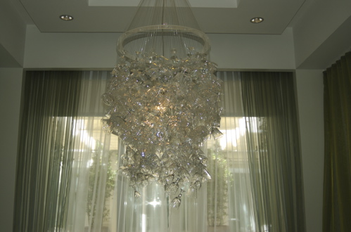 Wine Glass Chandelier