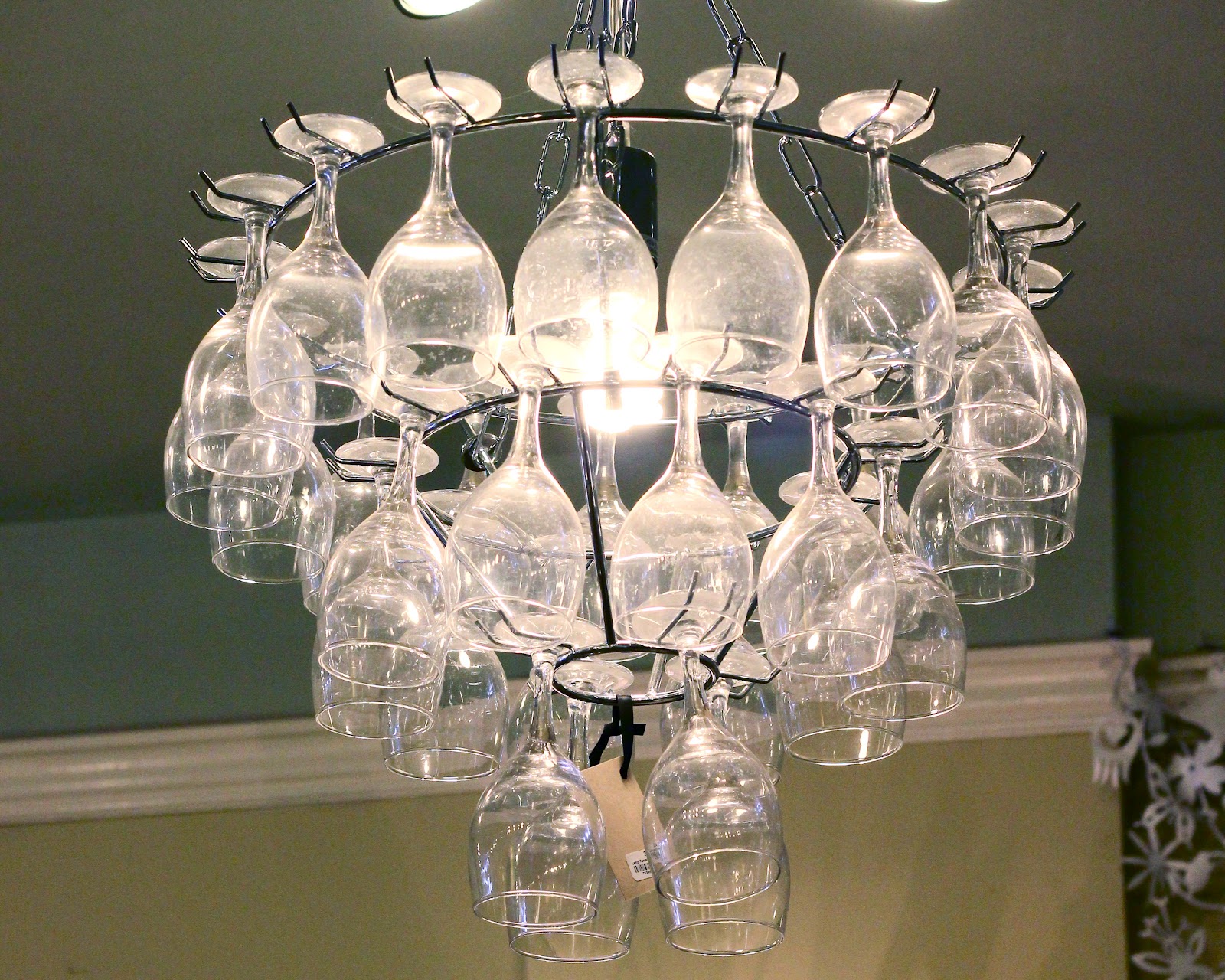 Wine Glass Chandelier