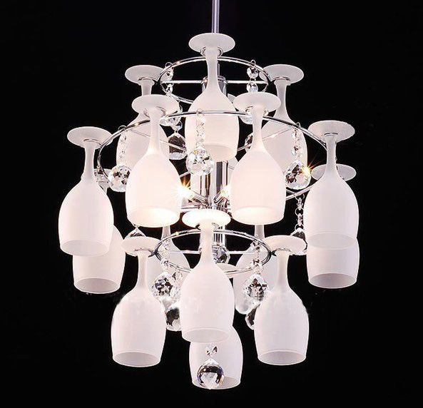 Wine Glass Chandelier