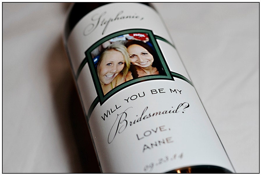 Wine Labels For Bridesmaids