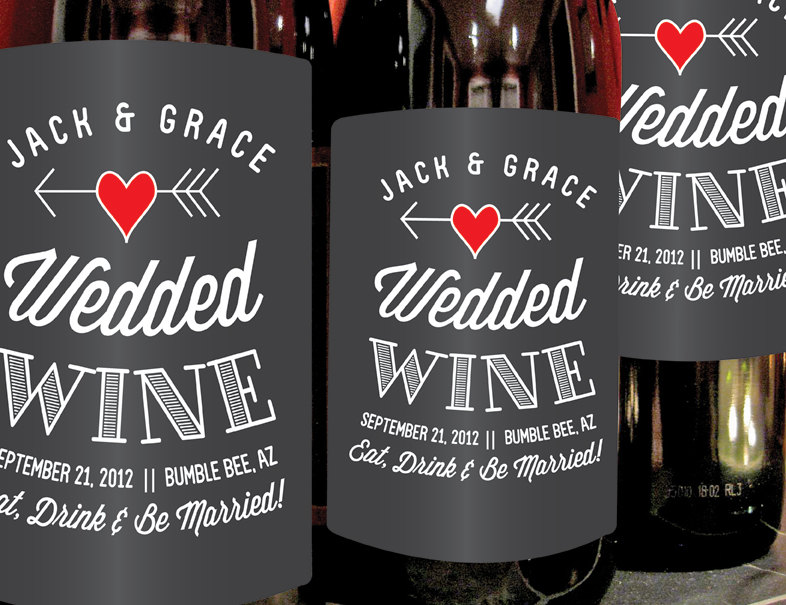 Wine Labels For Wedding