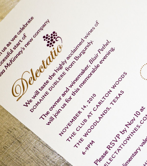 Wine Tasting Invitation