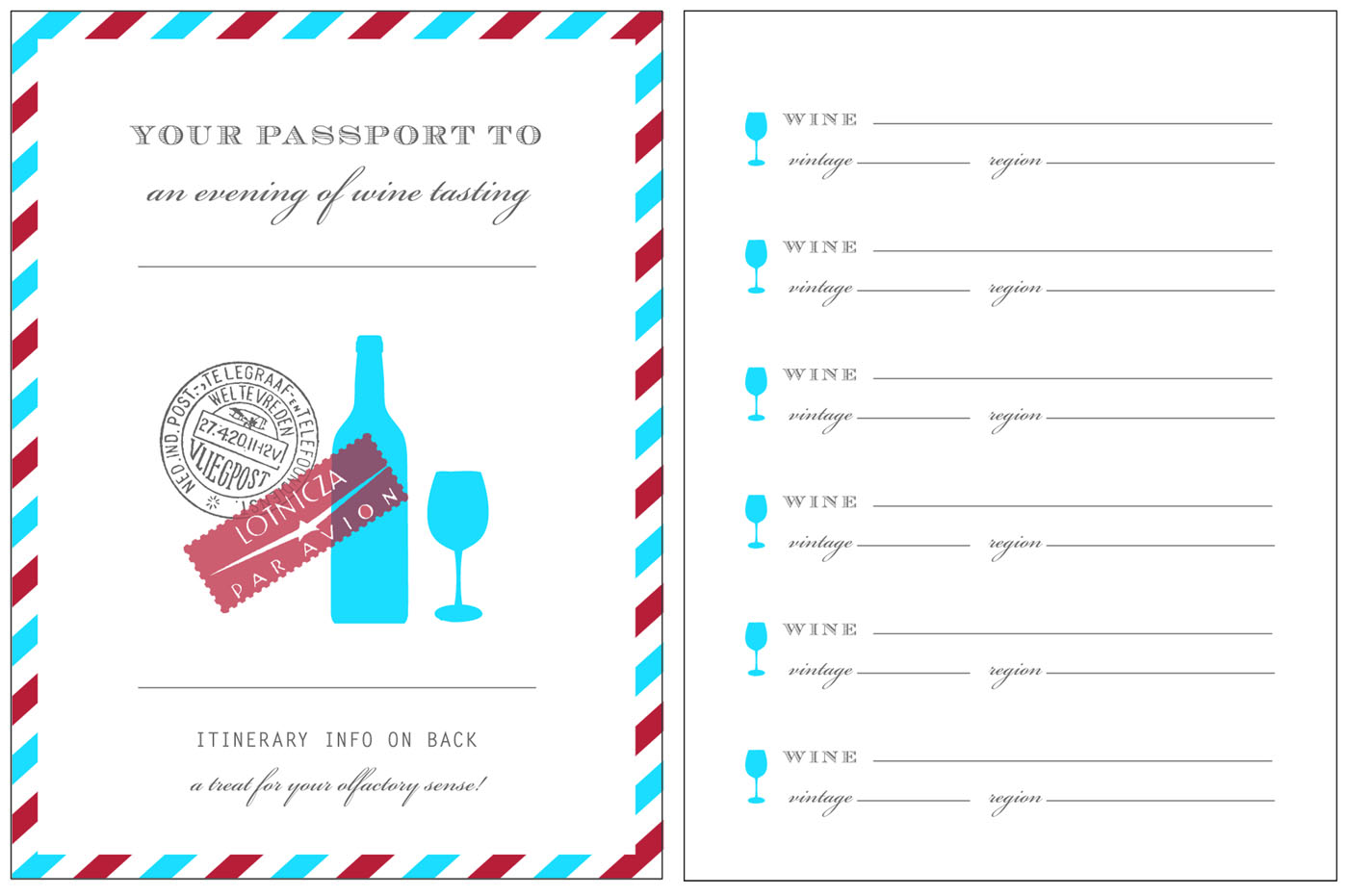 Wine Tasting Invitation