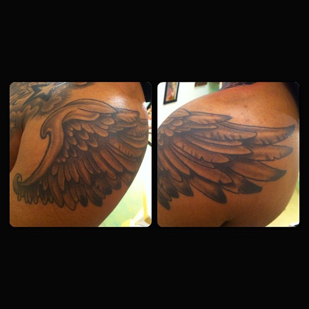 Wings Tattoo Shoulder